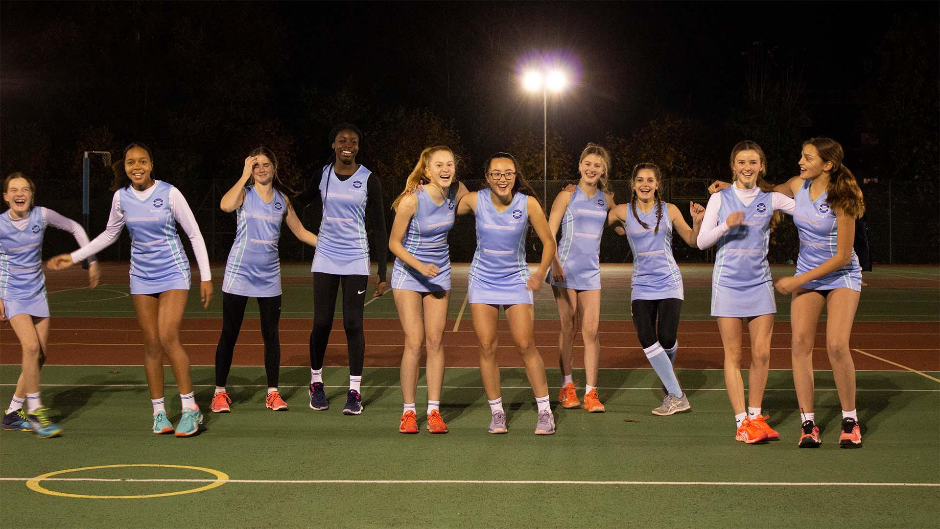 Marine NC Netball Team Shot 1